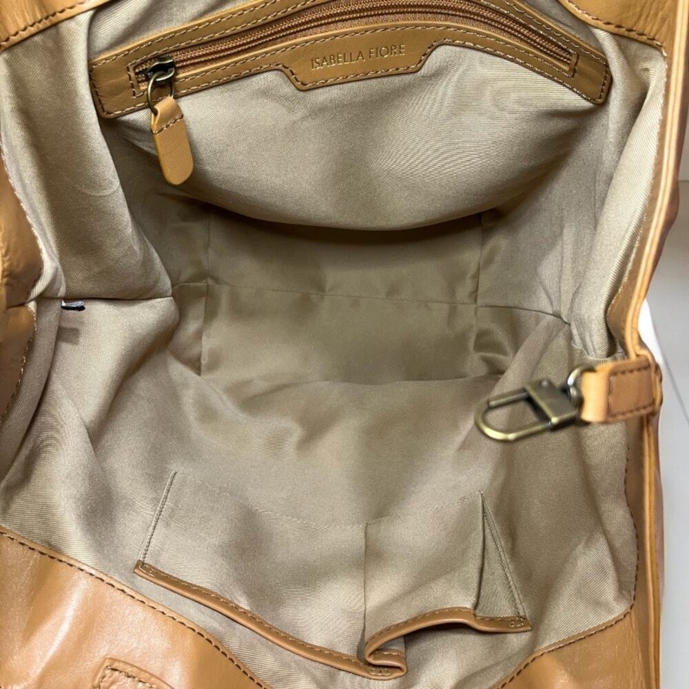 Isabella Fiore Leather Studded Tote Bag - Picture 7 of 14